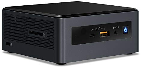 Intel Next Unit of Computing Kit NUC8I5INHJA - Barebone - Mini PC - 1 x Core i5 8265U / 1.6 GHz - RAM 8 Go - HDD 1 to - Radeon R540X - GigE - LAN sans Fil: 802.11a/b/g/n/AC, Bluetooth 5.0 - Win 10 FA