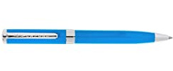 Helix Oxford Premium Light Blue Ballpoint Pen (Blue Ink) - Plastic Free Packaging