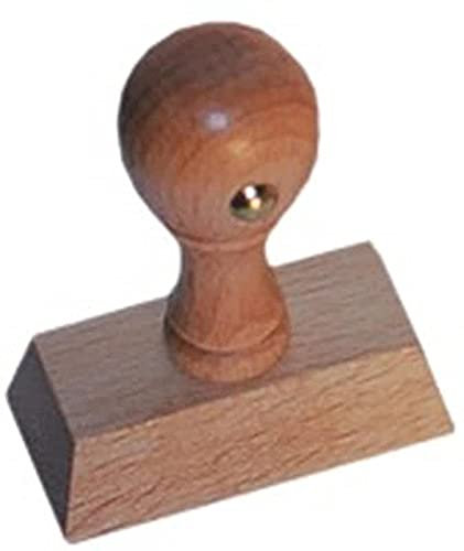 Kontierungsstempel auf Stempelholz, Größe 90X50 mm, Büro, Buchungsstempel, Abschlagszahlung