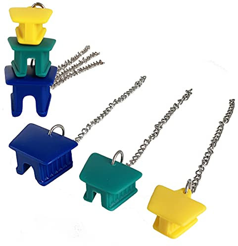 YNR Boca dental del silicón Prop Mordaza 3 PCs cadena equipo dental Latx Free Qualty