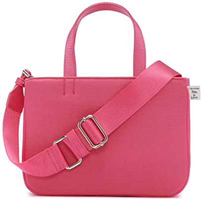 Calvin Klein Damen Tessa Key Item Mini Bag Crossbody, Pink Flambe