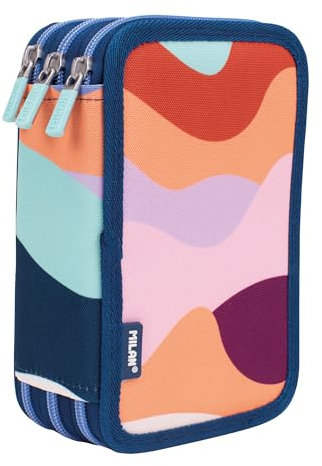 MILAN® Federmäppchen mit 3 Etagen, Serie The Fun, mehrfarbig