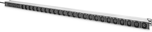 DIGITUS IT BASIC PDU VERTICAL 16A 1-PH 24XC13 3XC19 3M CABLE PLUG