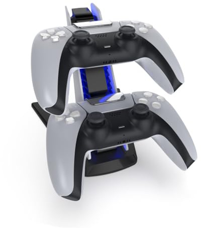Controller Stazione del caricatore con cavo di ricarica veloce Dual Dock di ricarica per Play station 5 Controller Caricatore remoto Stand Accessori PS5 Controller Stazione di ricarica Joystick