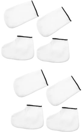 Healeved 4paare Paraffin-wachs Handschuhe Und Fußhüllen Für Intensive Hand Und Fußpflege Für Spa Und Heimanwendungen Zur Feuchtigkeitsaufnahme Und Hautverjüngung