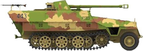 Das Werk DW16022 Sd.Kfz. 251/22 AUSF. D Pakwagen - 1:16 Modellbausatz - Halbkettenfahrzeug mit Inneneinrichtung & Motor - Ungebaut