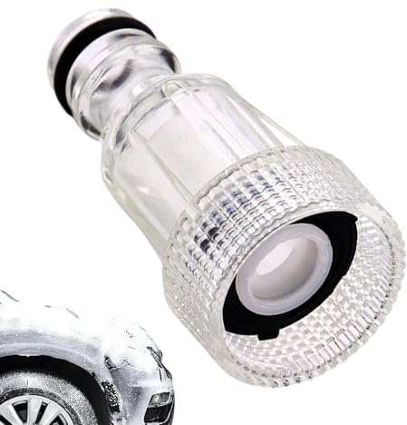 Högtryckstvättinloppsfilter, högtryckstvätt-till-trädgårdsslang-adapter, trädgårdsslang inloppsfilter, biltvättmaskin vattenfilter – högtryckstvättarslangadapter för proffs och nybörjare