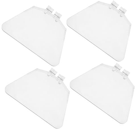 KONTONTY 4pcs Bench Eye Shield Replacement Kit Transparent Safety Goggles for Bench Grinder Easy to Clean Eye Protector Versatile Use for Grinding Environments Goggles