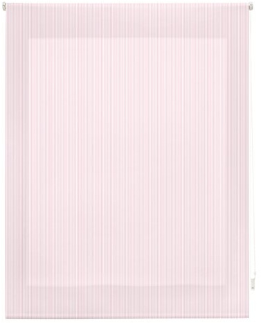 blindecor Streifen Rollo, Stoff, Pink, 160 x 250 cm
