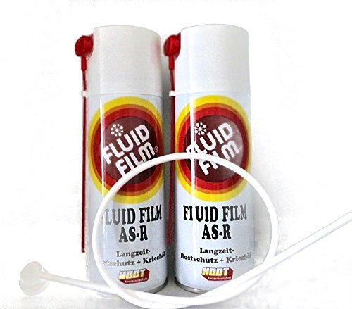 2 x Fluid Film AS-R 400 ml Langzeit Rostschutz Kriechöl + Sonde 60 cm