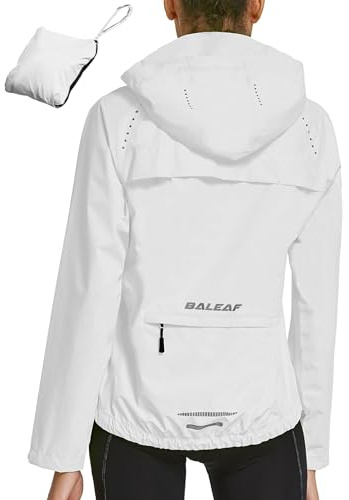 baleaf Cycliste Coupe Vent Femme, Vélo Jacket De Pluie Imperméable Randonnée Les Quatre Saisons Bike Coupe Extérieure Légère Résistante