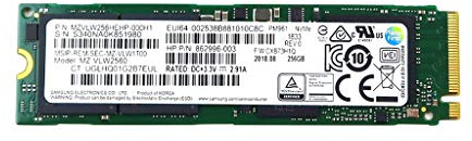 Generic - Samsung MZVLW256HEHP-000H1 PM961 M.2 NVMe PCIE 256GB SSD (MZ-VLW2560 / 862996-00 - MZVLW256HEHP-000H1