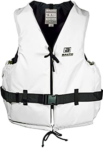 Baltic Schwimmhilfe Aqua weiß (Mod. 4535) Schwimmweste für erfahrene Schwimmer auf Binnengewässern, Größe:70-90kg