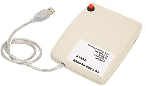 Lettore di Schede PCMCIA USB 2.0, Scheda di Memoria di Supporto per Lettore di Schede PC, Convertitore da Scheda PCMCIA a 68 Pin a Adattatore USB Lettore di Schede ATA per Home