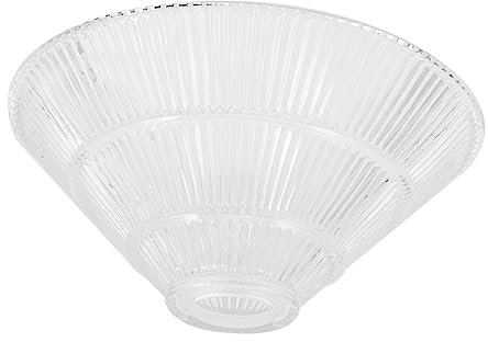 DOITOOL Lampenschirm Aus Glas Für Pendelleuchte – 3-stufige Struktur – 250 Mm Durchmesser – Vielseitiger Dekorativer Schirm