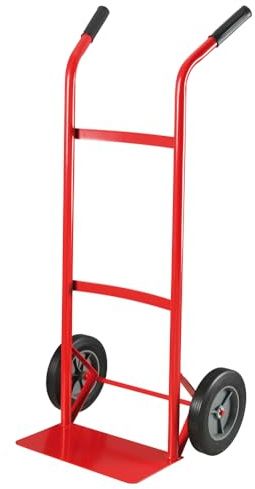 CARRELLO PORTAPACCHI 90 KG VALEX IN ACCIAIO RUOTE PIENE PORTATUTTO 1500122