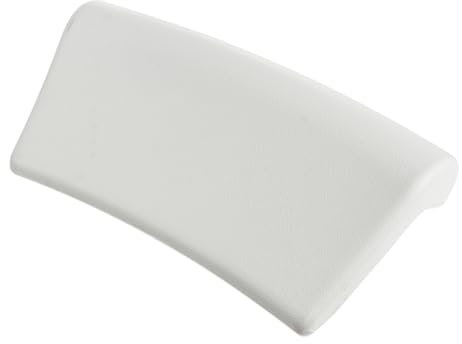 FRCOLOR Badewannenkissen Nackenkissen Mit Saugnäpfen Weißes Pu Badekissen Für Entspannung Für Erwachsene Und Kinder Rutschfestes Spa Badezimmerzubehör