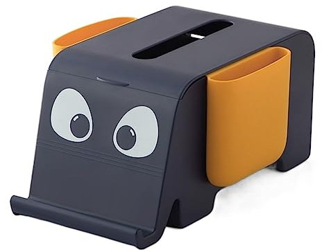 Taschentücher Box Cartoon Form Tissue Box Hause Wohnzimmer Restaurant Kaffee Tisch Multifunktionale Kreative Nette Fernbedienung Lagerung Taschentuchspender für Household Office Wohnzimmer (Color : A