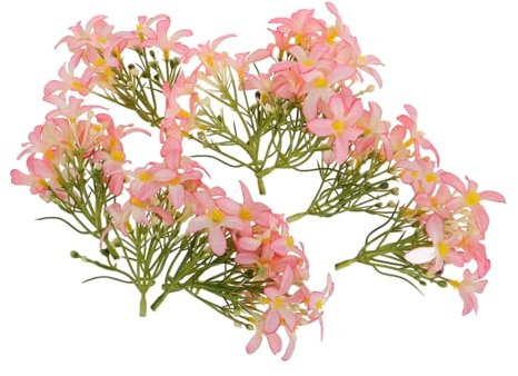 Zerodeko Künstliche Lilienblüten Dekoration Seidenblumen Ethnischer Kopfschmuck Für Hochzeiten Partys Haaraccessoires 10 Stück Realistische Farben Leicht Und Wiederverwendbar