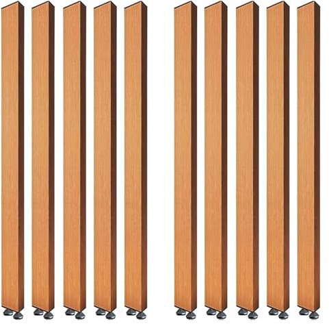 Colonna Divisoria, Divisorio a Colonna, Griglia decorativa cava a doghe rettangolari in alluminio dal pavimento al soffitto for corridoio di casa, hotel e ristoranti(10 Pack,90cm/35.4in/2.95ft)