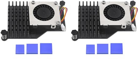 YROHGKPN 2 Piezas Disipador de Calor Activo Optimizado Para Placa de Desarrollo Control de Temperatura Eficiente Diseño de Bajo Ruido