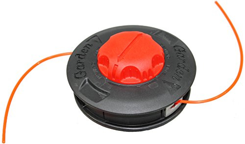 Avalon - Cabezal de nylon para desbrozadoras y recortadoras. Cabezal de hilo con sistema Tap&Go de rosca hembra H10 x 1.25 y hojales metálicos