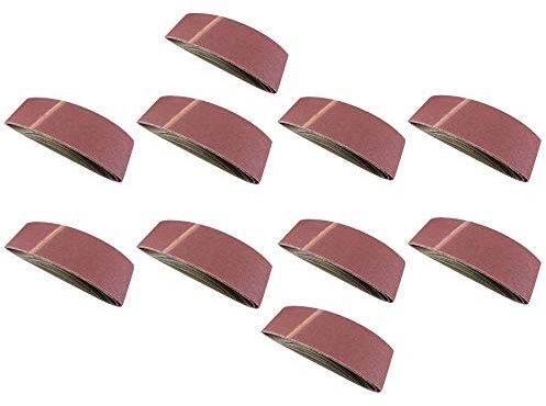 Bandes abrasives pour ponceuse à grain 120 extra fin 533 mm x 75 mm