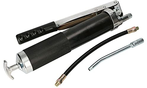 Pistolet graisseur KOTARBAU® avec flexible haute pression, pompe à deux pistons pour graisseur, commande par levier