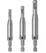 Self Centering Drill Bit Set, Ancable Hinge Drill Bit Self Centring 1/4 Inch High Speed Drill Bits For Door, Window, Cabinet Hinge Pilot Hole (2.4mm, 2.8mm, 3.6mm)