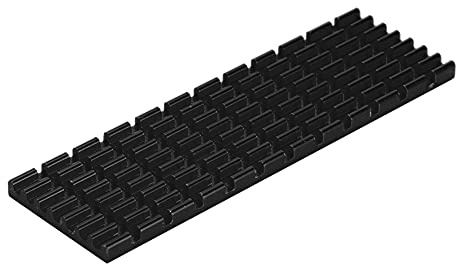 M.2 Kühlkörper, PCIE M.2 SSD 2280 Kühlkörper Computer PC PCIE M2 SSD Kühler mit Thermischem Silikon, Hochleistungs-SSD-Kühler für Desktop-Laptop-Computer (Schwarz)