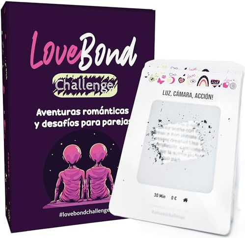Juego Cartas Parejas LoveBond Challenge - Idea regalos san valentin / juegos para parejas originales, juego de cartas en pareja, regalo san valentin hombre, regalo original mujer, jogos para casais