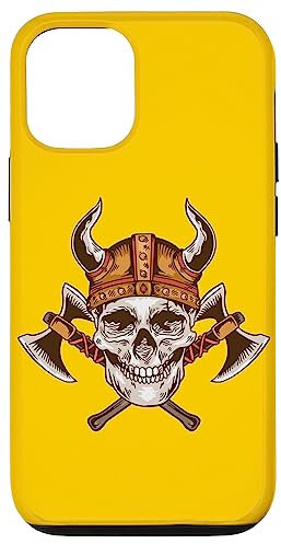iPhone 13 Pro Viking Helmet Horns Hatchet Skull Case