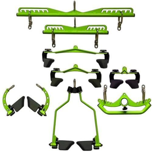 Home Gym Fitness Spreader Bar,Accessories For Cable Machines,Multi-Grip Wide LAT Pull Down Bar, Neutral Grip Handle,high Pull-down Handles, Pull-down Fitness Lat-bar,for Cable Pulley System Machine