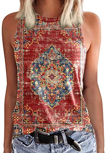 Top Damen Sommer Tank Top Basic Cami Sommer Lässige Weste V-Ausschnitt Oberteile Blusen Shirt Cami Casual Blusen Tuniken Flowy Sport Top Damen Fitness