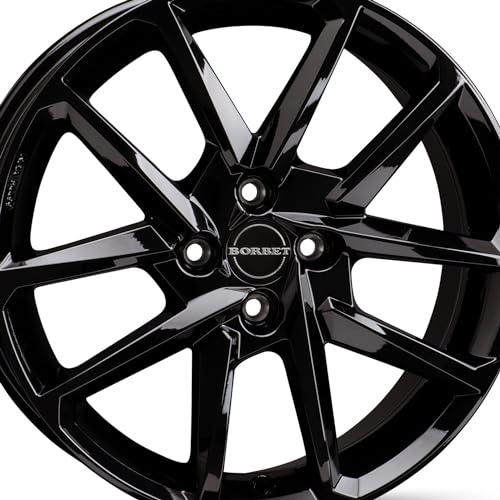 4x Borbet Felgen N 6.5x16 ET37 4x100 black glossy kompatibel mit VW Cross Golf Lupo Polo UP Vento