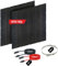 SCHWAIGER Solarmodul Glas Slim-Line 2er Set 400Wp dünnes Solarpanel Balkonkraftwerk Schmal Flach Schlank Rahmenlos leicht Photovoltaik Monokristallin Solarverlängerungskabel Edelstahlkabelbinder