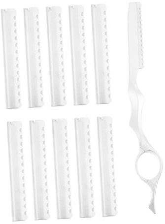 WOONEKY Haarschneidetrimmer Mit Klingen Handlicher Haardünner Profi-rasiermesser Für Präzises Schnelles Und Komfortables Ausdünnen Von Haaren Für Friseure Und Heimgebrauch