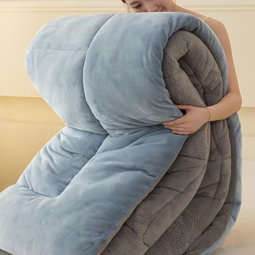 XHCTNN BettwäSche Flauschig 135x200 Winter - Doppelseitiger Samt Fleece BettwäSche 135 X 200 - KuschelbettwäSche Flauschig 135x200(D,80x90/203 * 229cm)