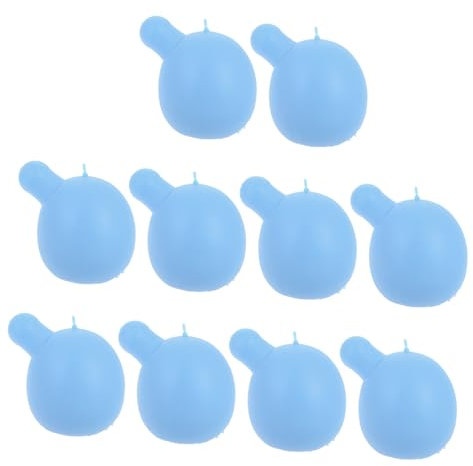 ERINGOGO 10 Stück PVC Quetschspielzeug Einsätze Tragbare Blasen Puppeneinsätze Für Kinder Selbstgemacht Stressball Ersatz Kreatives Bastelzubehör Für Sensorisches Spielzeug