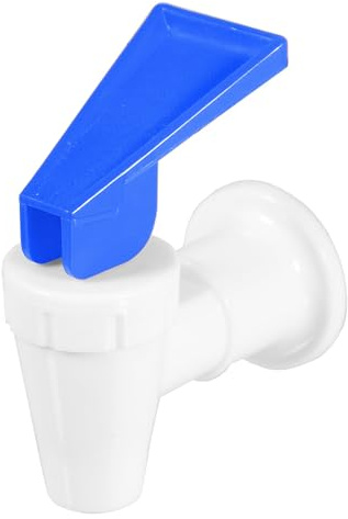 SPARES2GO Grifo universal de palanca para dispensador de agua y enfriador (Azul/Agua fría, rosca interna de 15 mm)