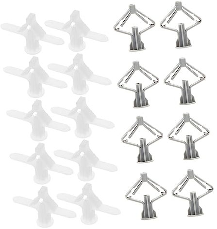 JECOMPRIS Set 400 Autoperforanti per Cartongesso Assortimento a Muro in Nylon per Installazione Facile e Fissaggio Sicuro M8*38 M8*50
