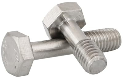Tornillos cautivos hexagonales exteriores de acero inoxidable 304 A2, pernos antiaflojamiento de cabeza hexagonal, tornillo de medio diente M5 M6 M8 M10 M12 M14 M16(5pcs,M8x30mm)