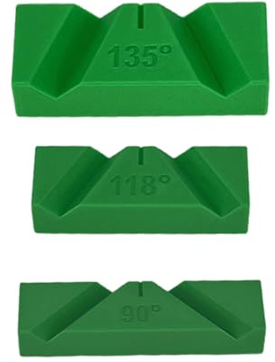 OOLA.DETAL Pack Of 3 Drill Bit Sharpeners With 90 118 135 Degree For Metal Woodworking Tool DurabilityABS Construction
