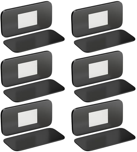 Iman Puerta Adhesivo Jiayi Negro 6 Pcs Cierre Magnetico Ultra-fino Pestillo Puerta Corredera Iman Armario Magnético Pestillo Cocina Mueble Cierre Cajones Alacena Cerradura Magnetica