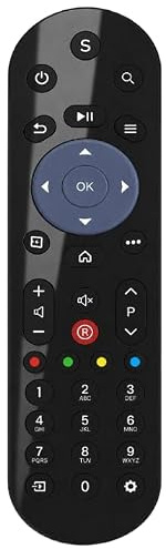 Remote Control Compatible with All Sky Q - Q Box, Q TV Box, Q Mini and Sky Q Silver Box - Replacement Remote Control, Infrared Receiver (Non-Touch, No Voice Control) (Q Remote)
