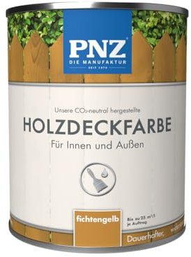 PNZ Holzdeckfarbe, Gebinde:0.25L, Farbe:fichtengelb
