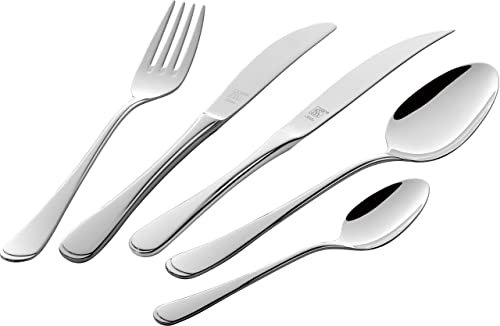 ZWILLING Nottingham Besteck-Set, 72-teilig, Für 12 Personen, 18/10 Edelstahl/Hochwertiger Klingenstahl, Poliert
