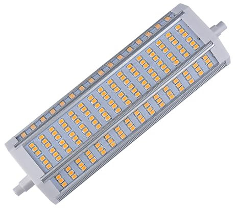 R7S LED 189 millimetri 50WJ tipo di lampada luminoso eccellente tubo J189 LED lineare R7S LED proiettore 180 fascio grado di angolo 90-265V sostituzione della lampada alogena 500W (Warm White)