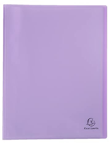 Protège-documents A4 EXACOMPTA Chromaline Pastel 80 vues - 40 pochettes Mauve
