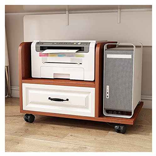 Soporte CPU Bajo Mesa UPC Estar ordenador personal Carro ordenador personal Tortero Torre Stand con 4 ruedas Rolling Wheels Soporte de escritorio for la oficina de oficina, cuatro colores Soporte para
